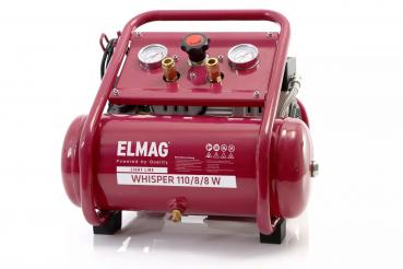 ELMAG WHISPER 110/8/8 W whisper compressor - 'SET ACTION'